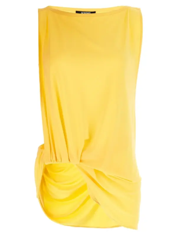'Le Haut Peplo' top JACQUEMUS Yellow