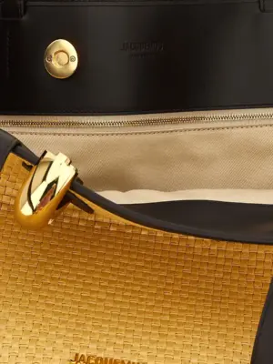 'Le Bambola' shoulder bag 70% polyamide 30% cotton JACQUEMUS Beige