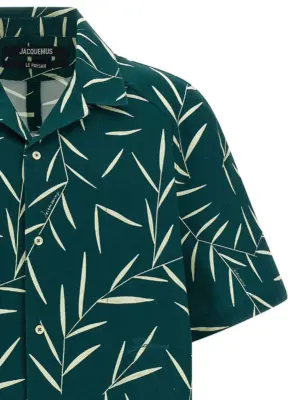 ' La Chemise Fonccio' shirt Man JACQUEMUS Green