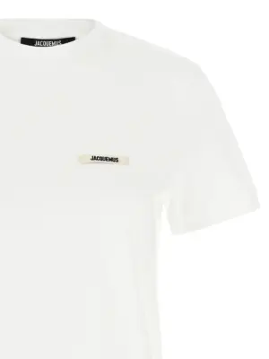 'Le T-shirt Gros-Grain MC' T-shirt Woman JACQUEMUS White