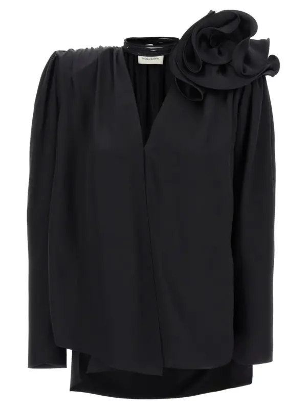 'PF23 03' blouse MAGDA BUTRYM Black