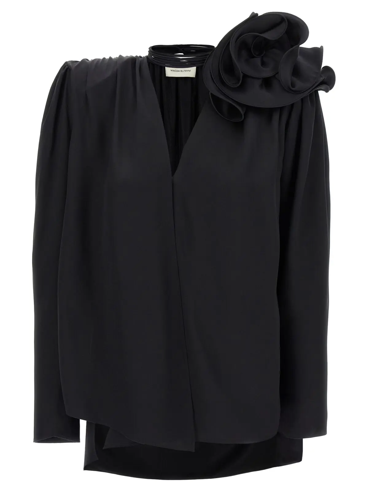 Блуза PF23 03 Magda Butrym Чорна 1 'PF23 03' blouse MAGDA BUTRYM Black