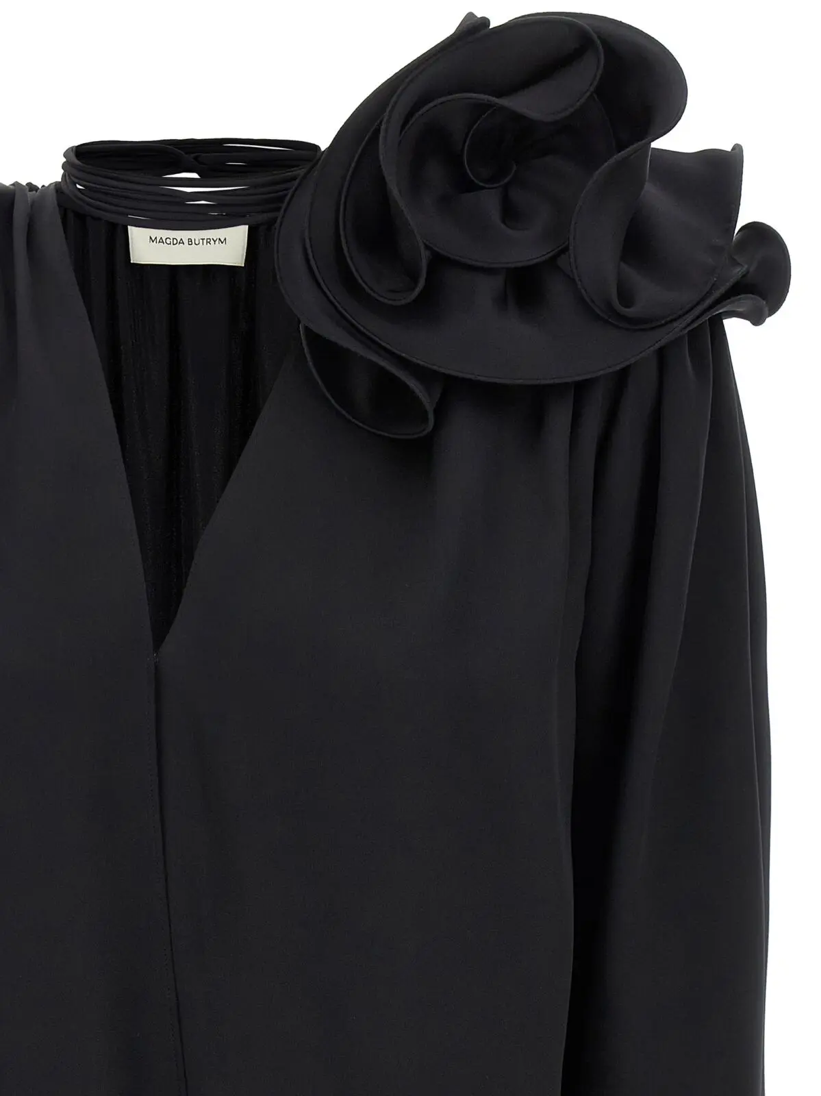 Блуза PF23 03 Magda Butrym Чорна 3 'PF23 03' blouse Woman MAGDA BUTRYM Black