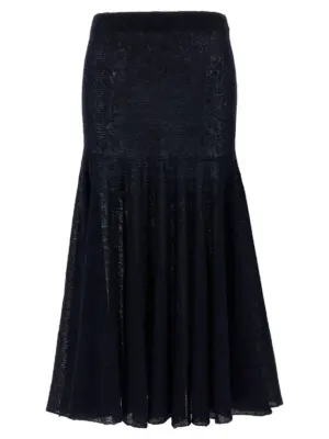 'PF25 Knitwear 16 Skirt' skirt MAGDA BUTRYM Blue