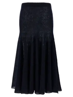 'PF25 Knitwear 16 Skirt' skirt 288725NAVY MAGDA BUTRYM Blue