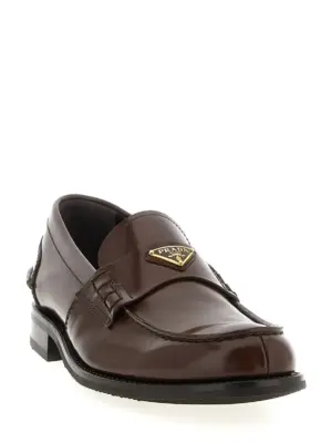 Logo loafers 2DB223FX000055F0NBL PRADA Brown