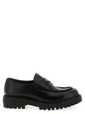 'Double Chocolate' loafers PRADA Black