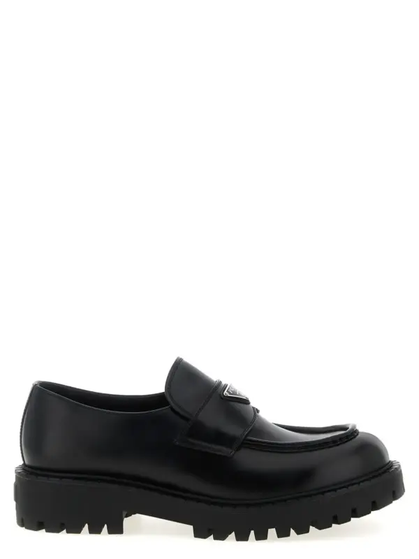 'Double Chocolate' loafers PRADA Black