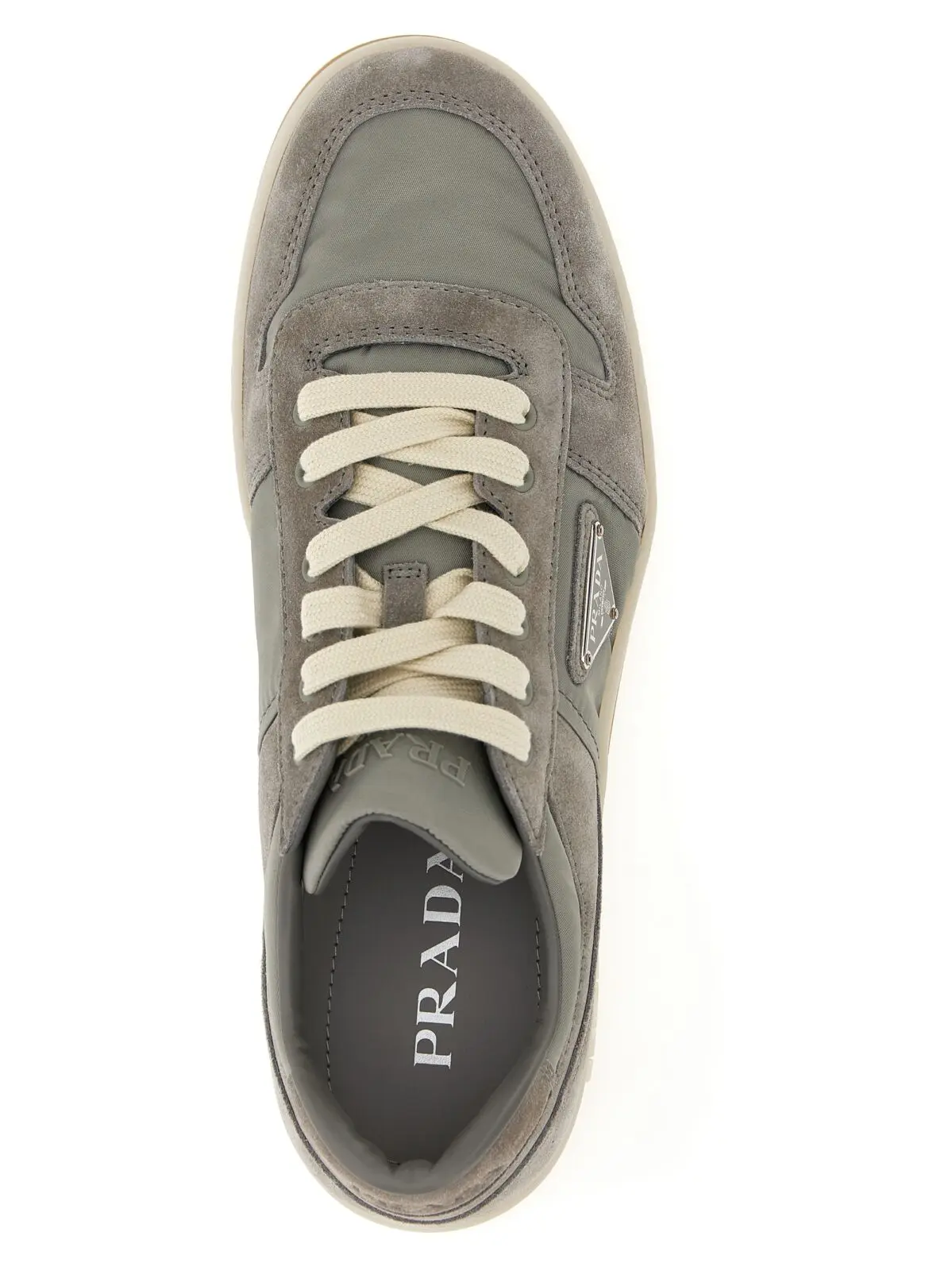 Кросівки Prada Downtown Сірі 4 'Downtown' sneakers 100% calfskin leather (Bos Taurus) PRADA Gray