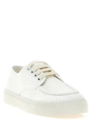 Cotton sneakers 2EE427FD0013T0AF0009 PRADA White