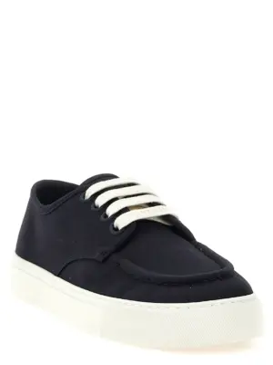 Cotton sneakers 2EE427FD0013T0AF0124 PRADA Blue