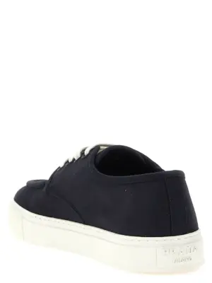 Cotton sneakers Man PRADA Blue