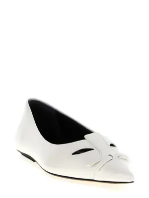 'The Kat' ballet flats 2F4FFL001F11110 MARC JACOBS White