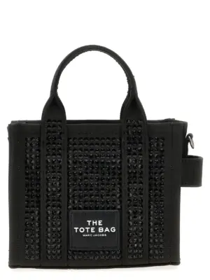 'The Crystal Canvas Crossbody Tote' crossbody bag MARC JACOBS Black