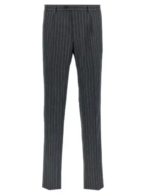 Pinstriped dress 100% virgin wool TAGLIATORE Gray