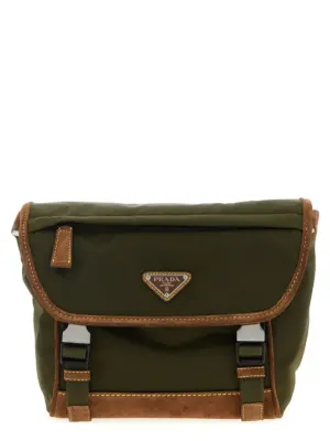 Re-Nylon shoulder strap PRADA Green