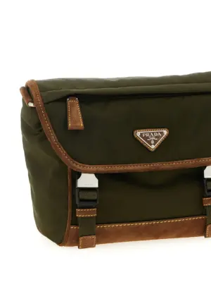 Re-Nylon shoulder strap Man PRADA Green