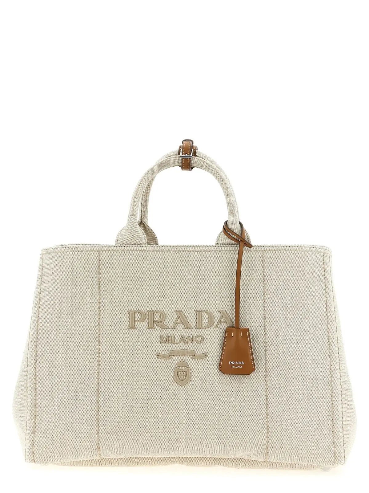 Сумка шопер Prada Prada Jardinière extra large Бежева 1 Extra large 'Prada Jardinière' shopping bag PRADA Beige