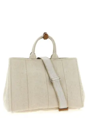 Extra large 'Prada Jardinière' shopping bag 2VG131VOOO2CX9F0018 PRADA Beige