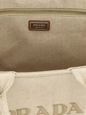 Extra large 'Prada Jardinière' shopping bag 58% cotton