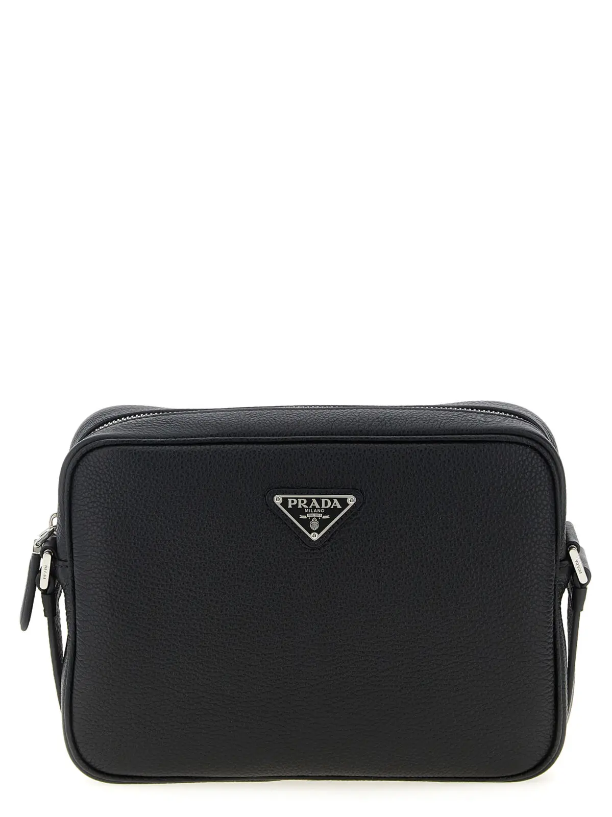 Плечовий ремінь Prada Leather Чорний 1 Leather shoulder strap PRADA Black