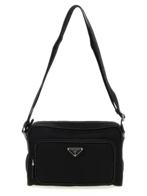 Re-Nylon medium shoulder bag PRADA Black