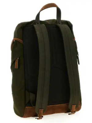 Re-Nylon and suede backpack 2VZ135VHBF384F041O PRADA Brown