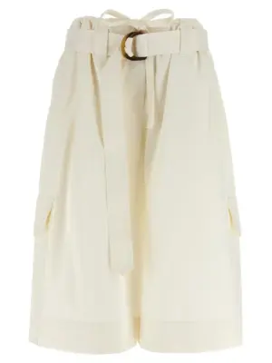 'The Illuminate Bermuda Short' bermuda shorts ZIMMERMANN White