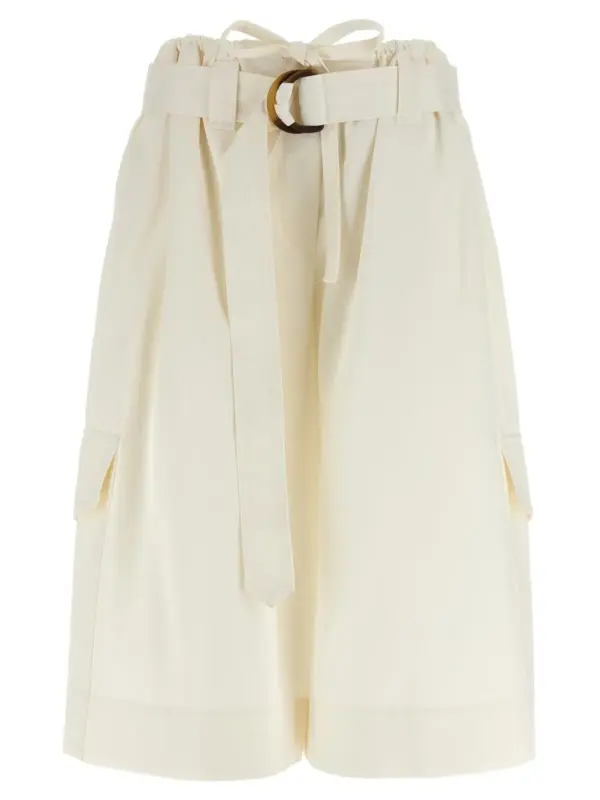 'The Illuminate Bermuda Short' bermuda shorts ZIMMERMANN White
