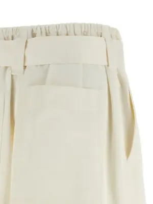 'The Illuminate Bermuda Short' bermuda shorts 100% cotton ZIMMERMANN White