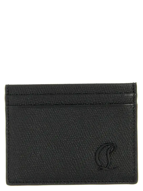'Mooncrest' card holder CHRISTIAN LOUBOUTIN Black