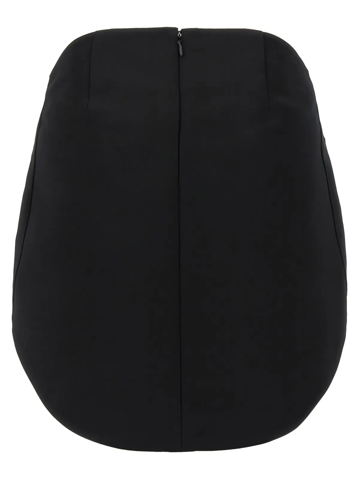 Спідниця Courreges Circle Satin Чорна 2 'Circle Satin' skirt 325CJU283PL01629999 COURREGES Black