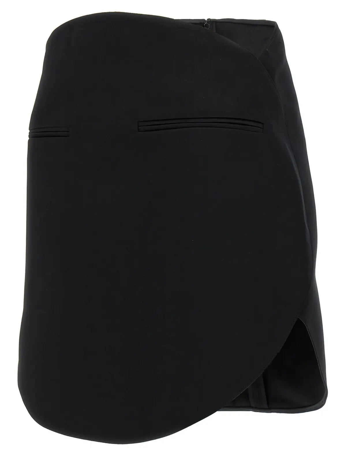 Спідниця Courreges Circle Satin Чорна 3 'Circle Satin' skirt Woman COURREGES Black