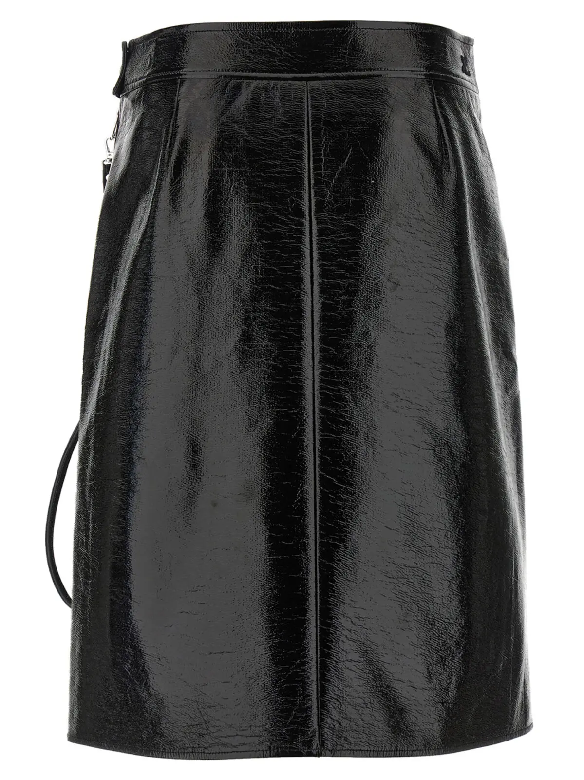 Спідниця Courreges Zipped Vinyl Чорна 2 'Zipped Vinyl' skirt 325CJU311VY00149999 COURREGES Black
