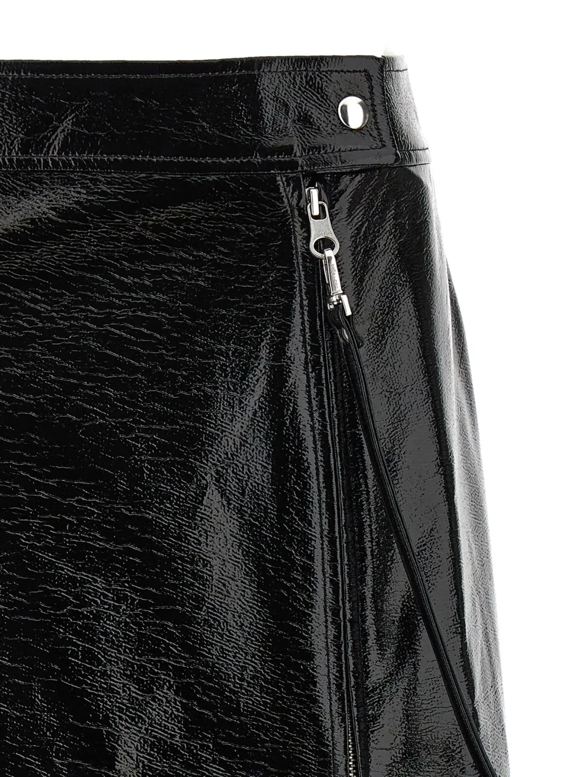 Спідниця Courreges Zipped Vinyl Чорна 3 'Zipped Vinyl' skirt Woman COURREGES Black