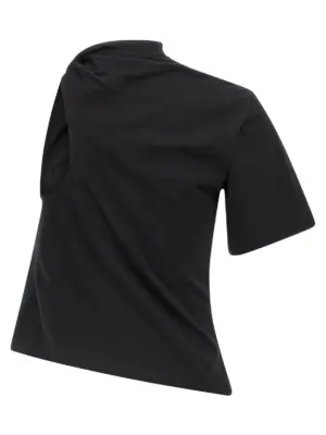 'Twist Asymmetrical' T-shirt 325JTS209JS02339999 COURREGES Black
