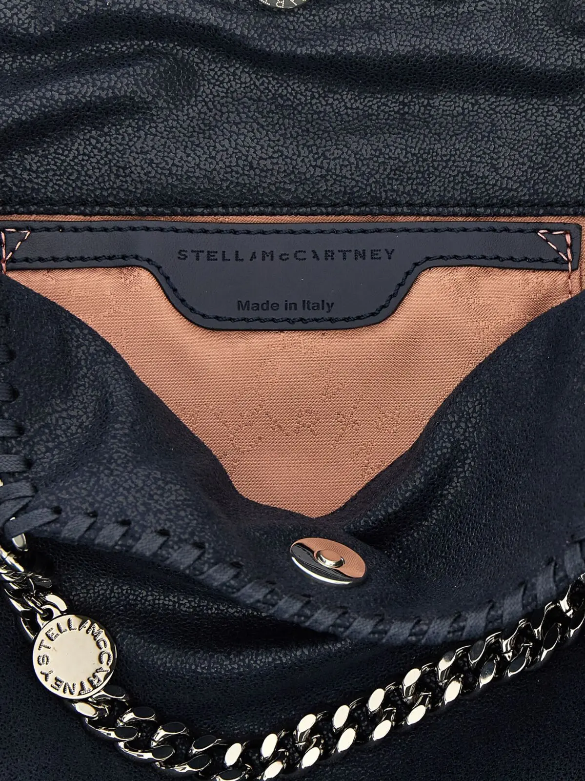 Міні-сумка Stella Mccartney Mini Falabella Синя 4 'Mini Falabella' hand bag 100%cotton STELLA MCCARTNEY Blue