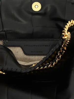 'Falabella' mini shopping bag 100% polyester STELLA MCCARTNEY Black