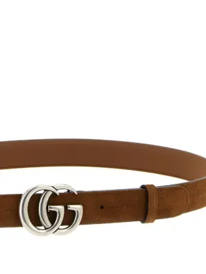 'GG Marmont' belt Man GUCCI Brown