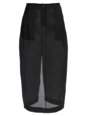 'Lucian' skirt KHAITE Black