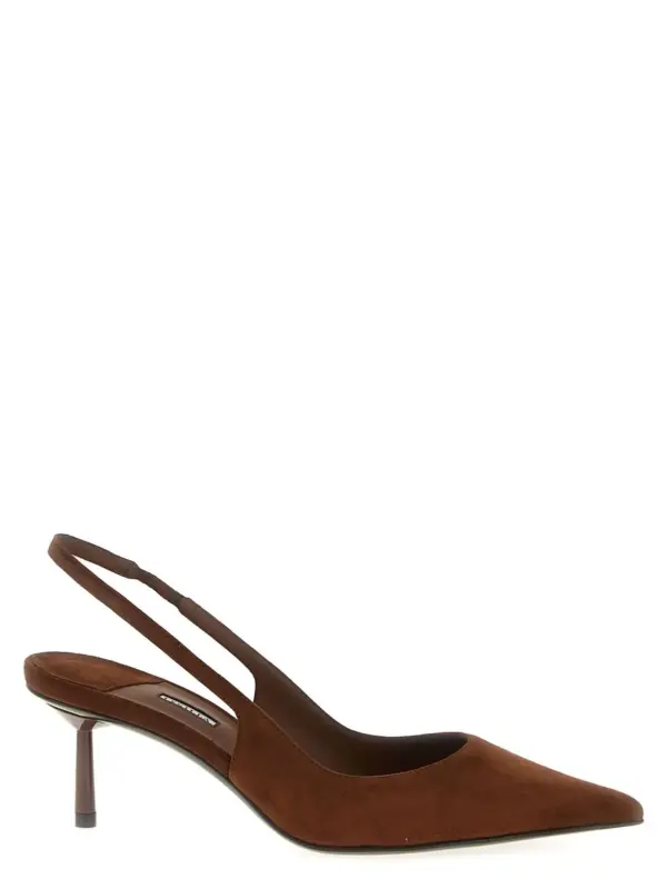 'Bella' slingback LE SILLA Brown