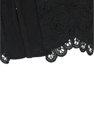 'Rhiannon' top 100% cotton ZIMMERMANN Black