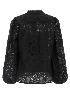 'Rhiannon' shirt 4253TSS251BLK ZIMMERMANN Black