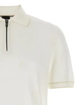 'H-Jiovanotto' polo shirt Man HUGO BOSS White