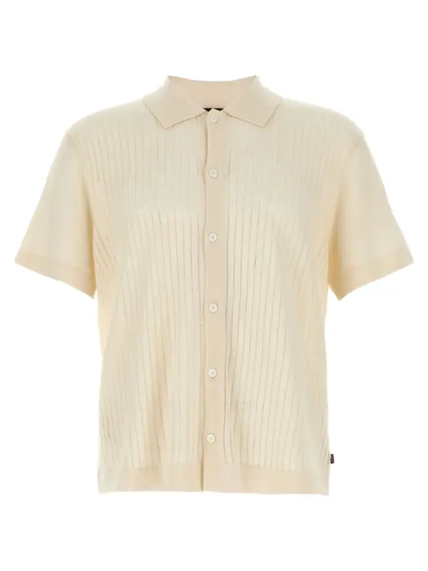 Knitted shirt HUGO BOSS White