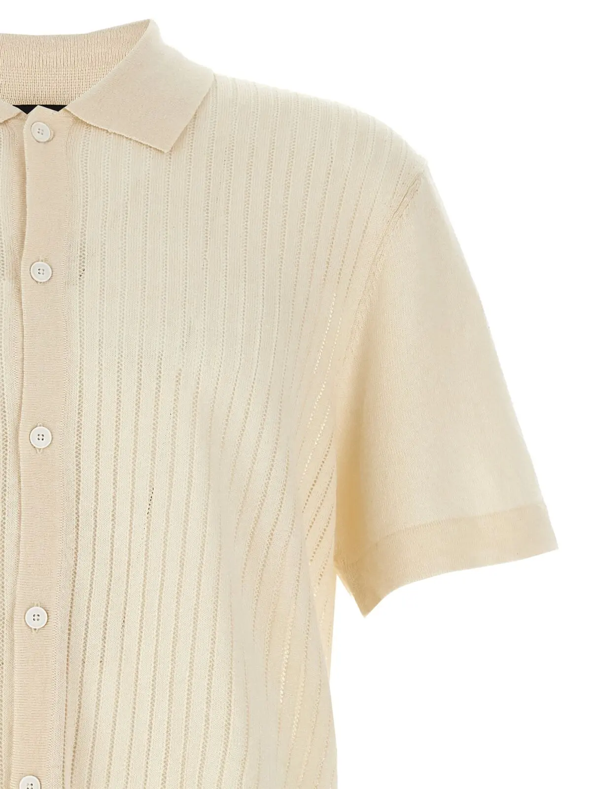 Сорочка в'язана Hugo Boss Біла 3 Knitted shirt Man HUGO BOSS White