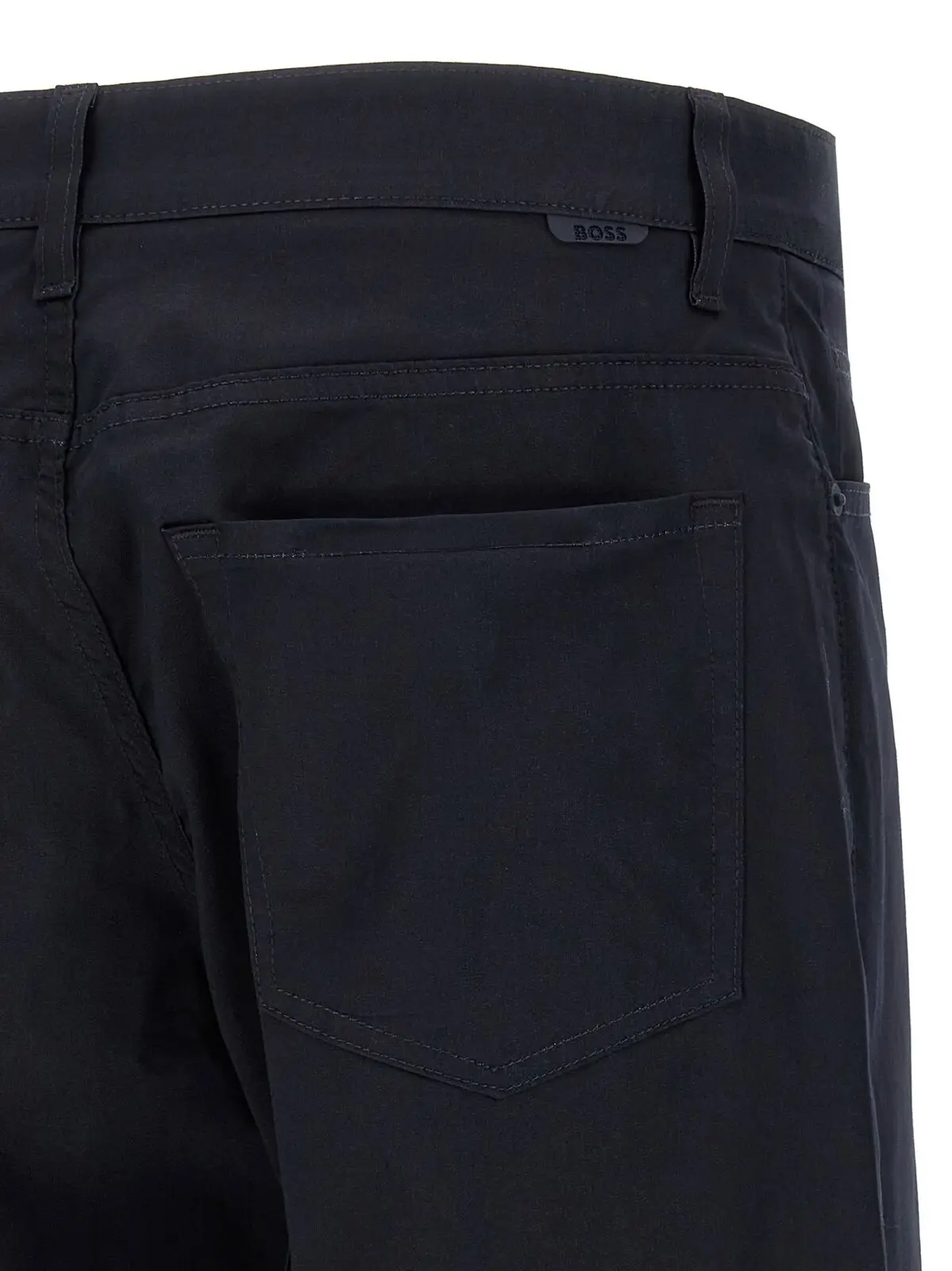 Штани Hugo Boss Re Maine Сині 4 'Re Maine' pants 66% cotton 15% polyamide 15% polyester 4% elastane HUGO BOSS Blue