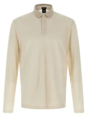 'H-Pado 110' polo shirt HUGO BOSS Beige