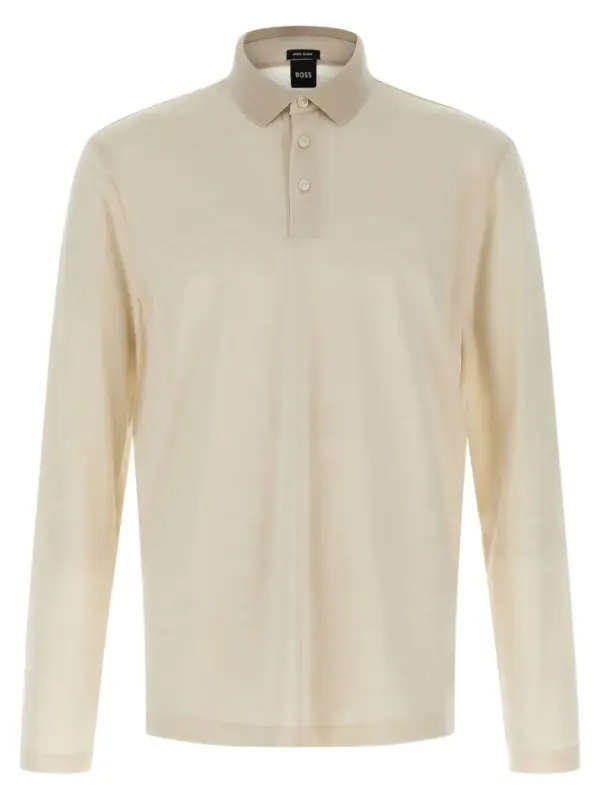'H-Pado 110' polo shirt HUGO BOSS Beige