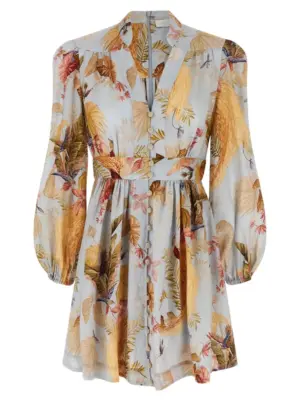 'Acension Plunge' dress ZIMMERMANN Light Blue